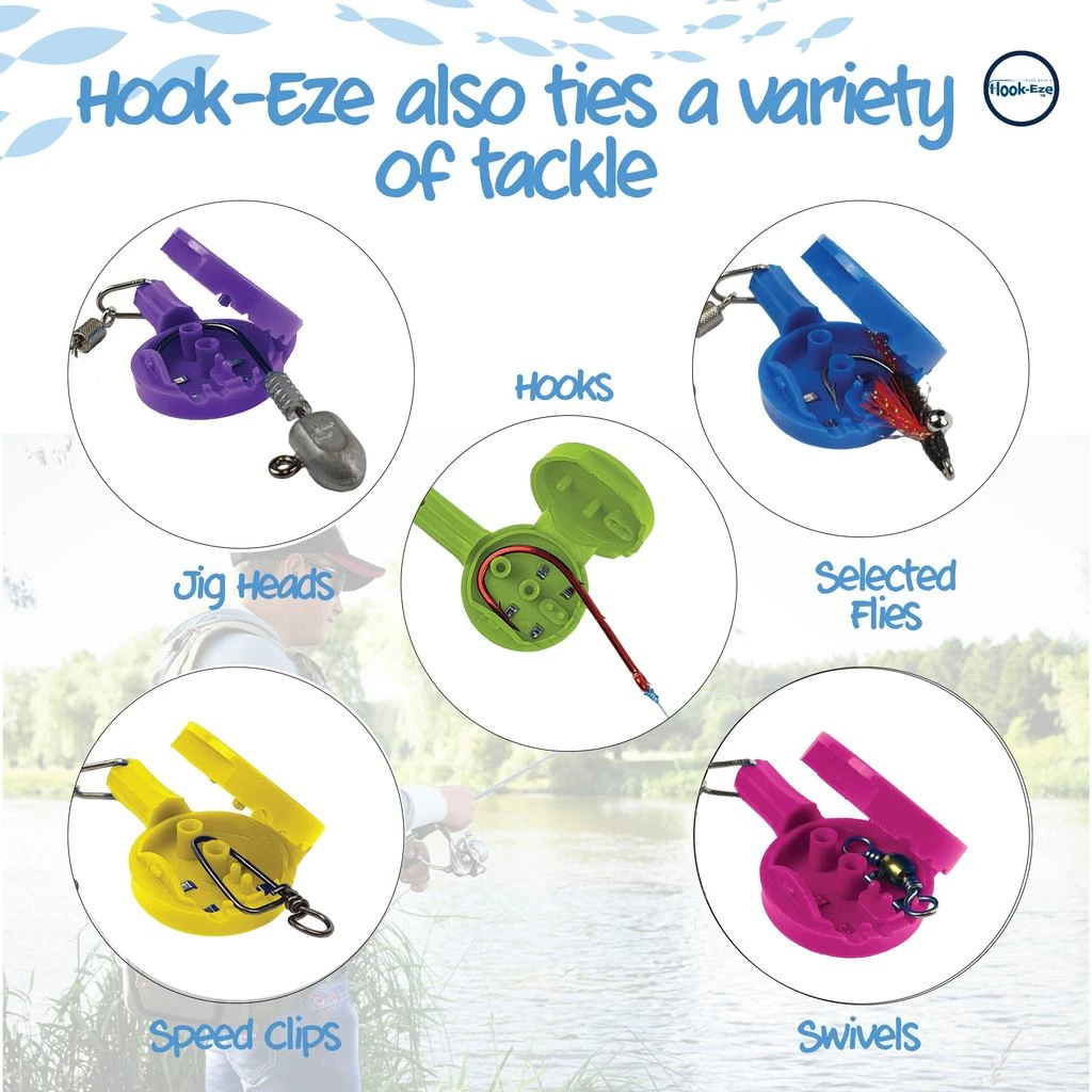 HOOK-EZE KNOT TYING TOOL (TWIN PACK) - Image 3