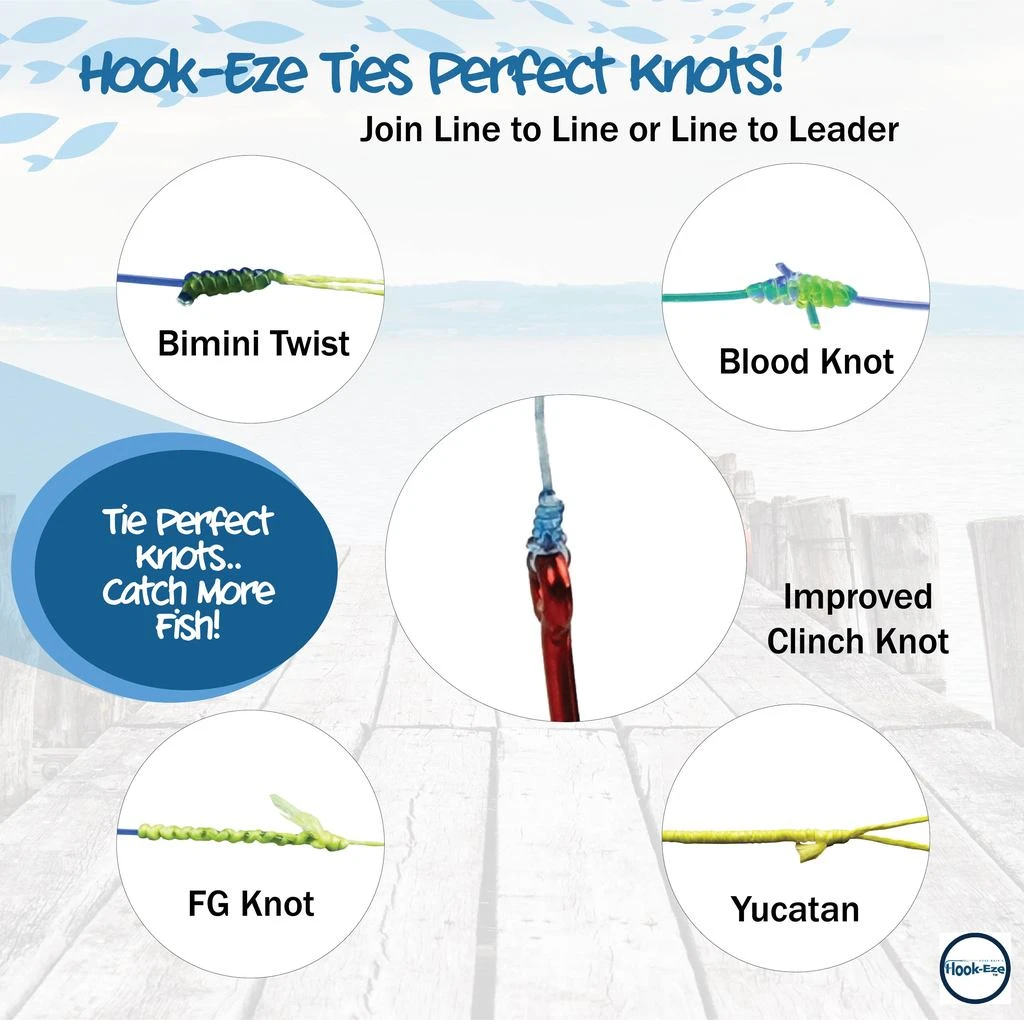 HOOK-EZE KNOT TYING TOOL (TWIN PACK) - Image 4