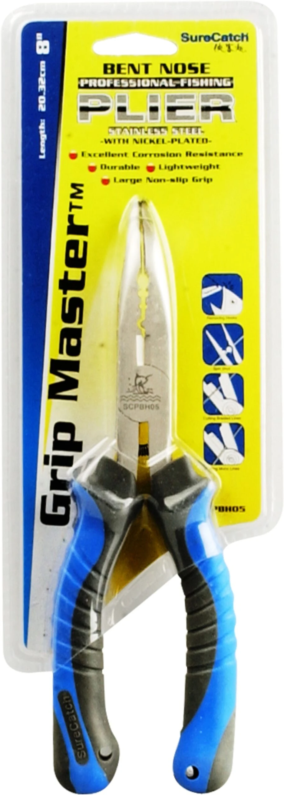 Sure Catch 6inch Bent Nose Multi Plier SCPH03 Grip Master - Image 5