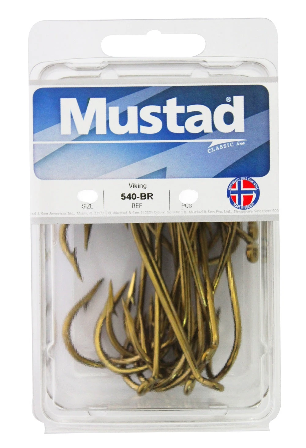 Mustad 540 Bronze French Viking Hook Box - Image 2