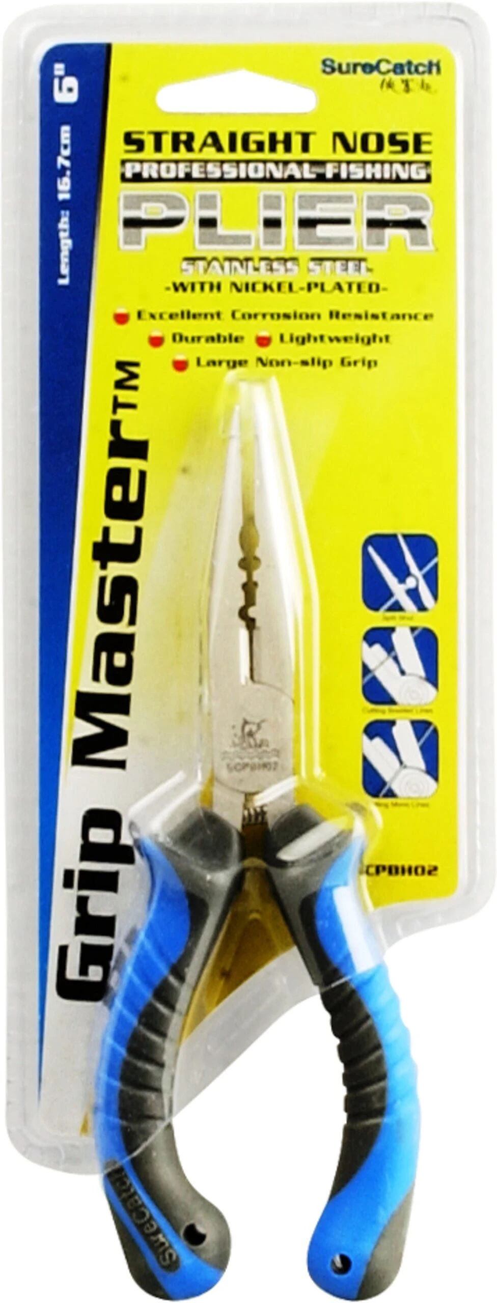 Sure Catch 6inch Bent Nose Multi Plier SCPH03 Grip Master - Image 2